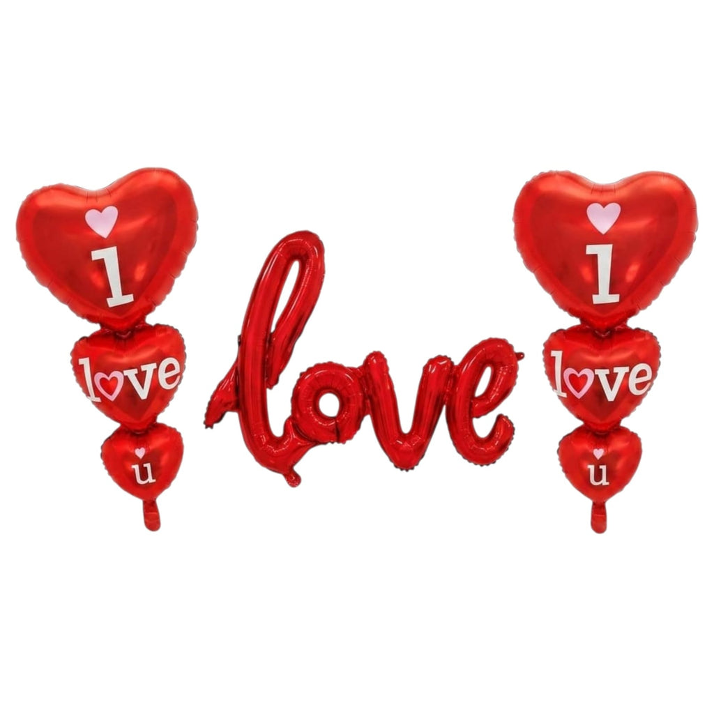 Set de globos Amor / 3 piezas