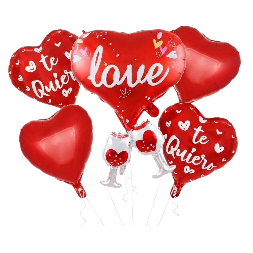 Set de globos Amor / 5 piezas