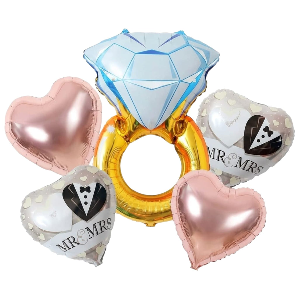 Set de globos Matrimonio / 5 piezas