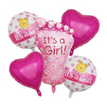 Set de globos Baby Girl / 5 piezas