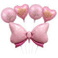Set de globos Baby Girl / 5 piezas