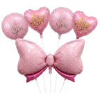 Set de globos Baby Girl / 5 piezas