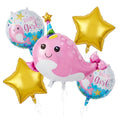 Set de globos Baby Girl / 5 piezas