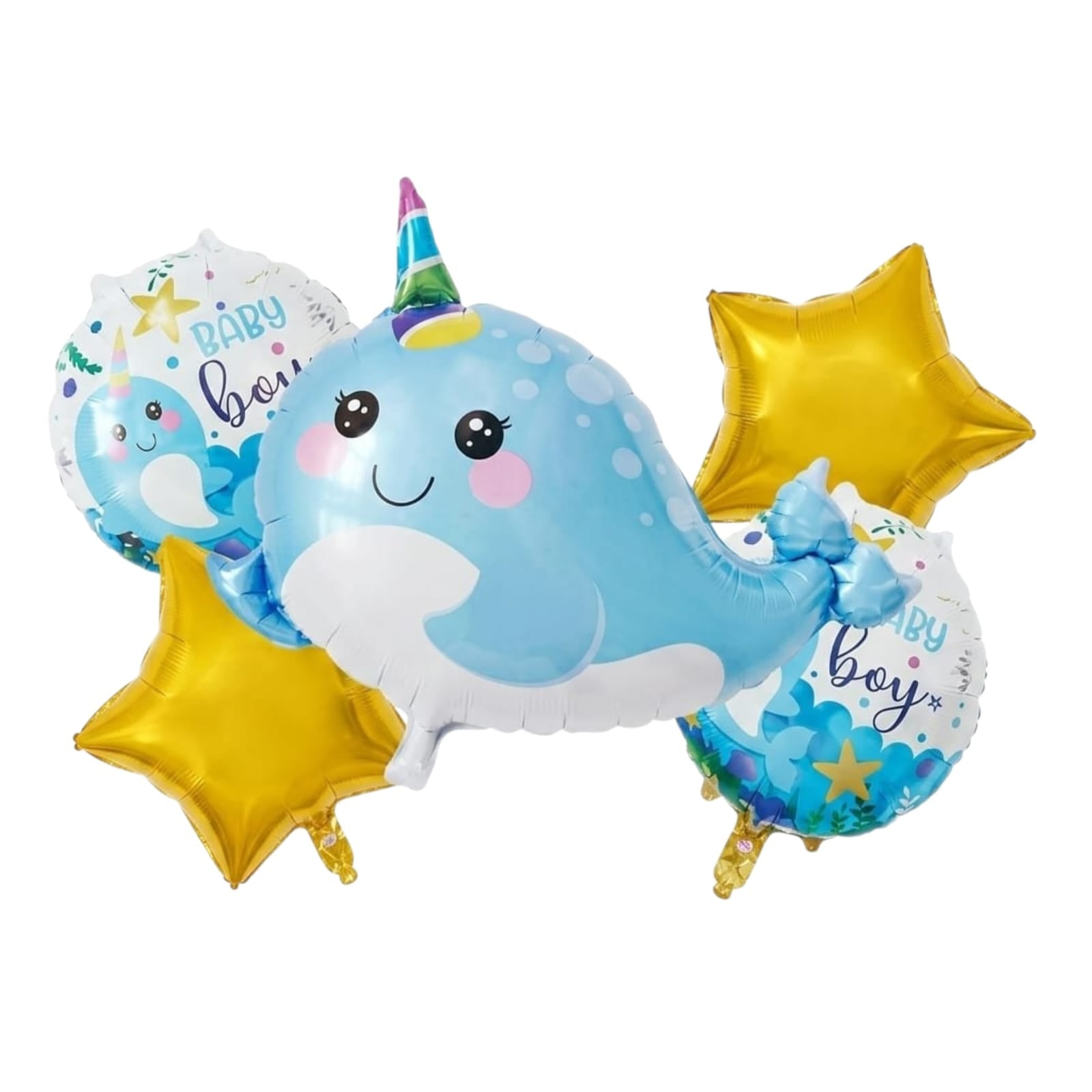Set de globos Baby Boy / 5 piezas