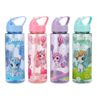 Botella plástica unicornio