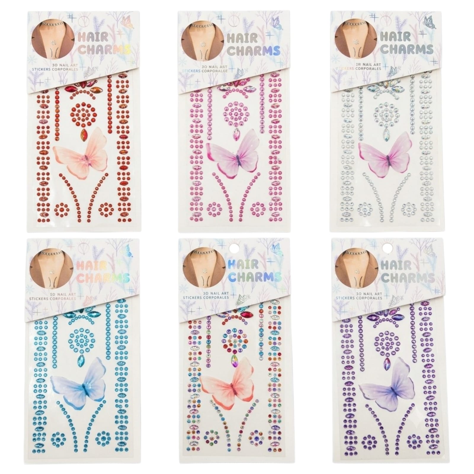 Charms para cabello y piel
