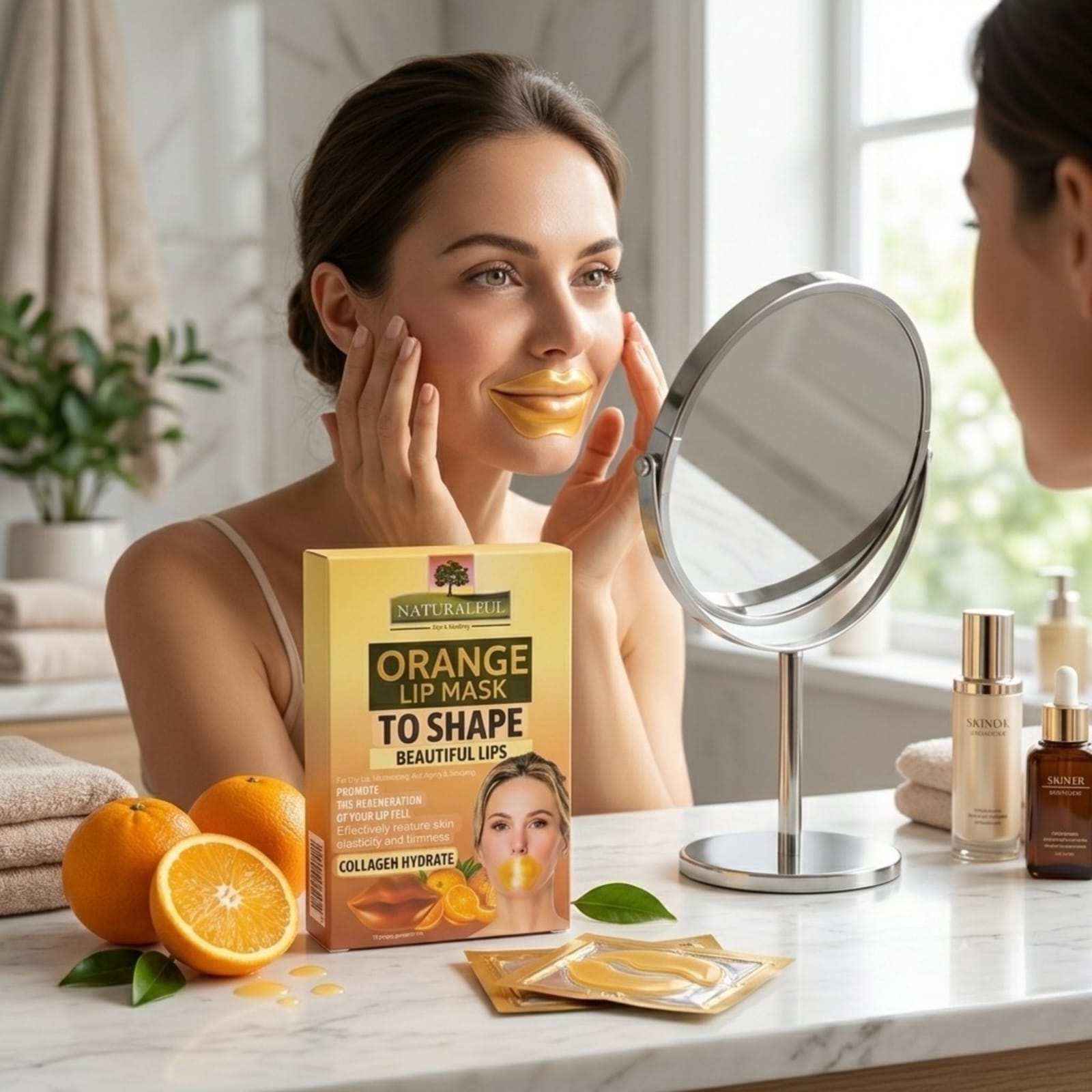 Mascarilla de colágeno para labios