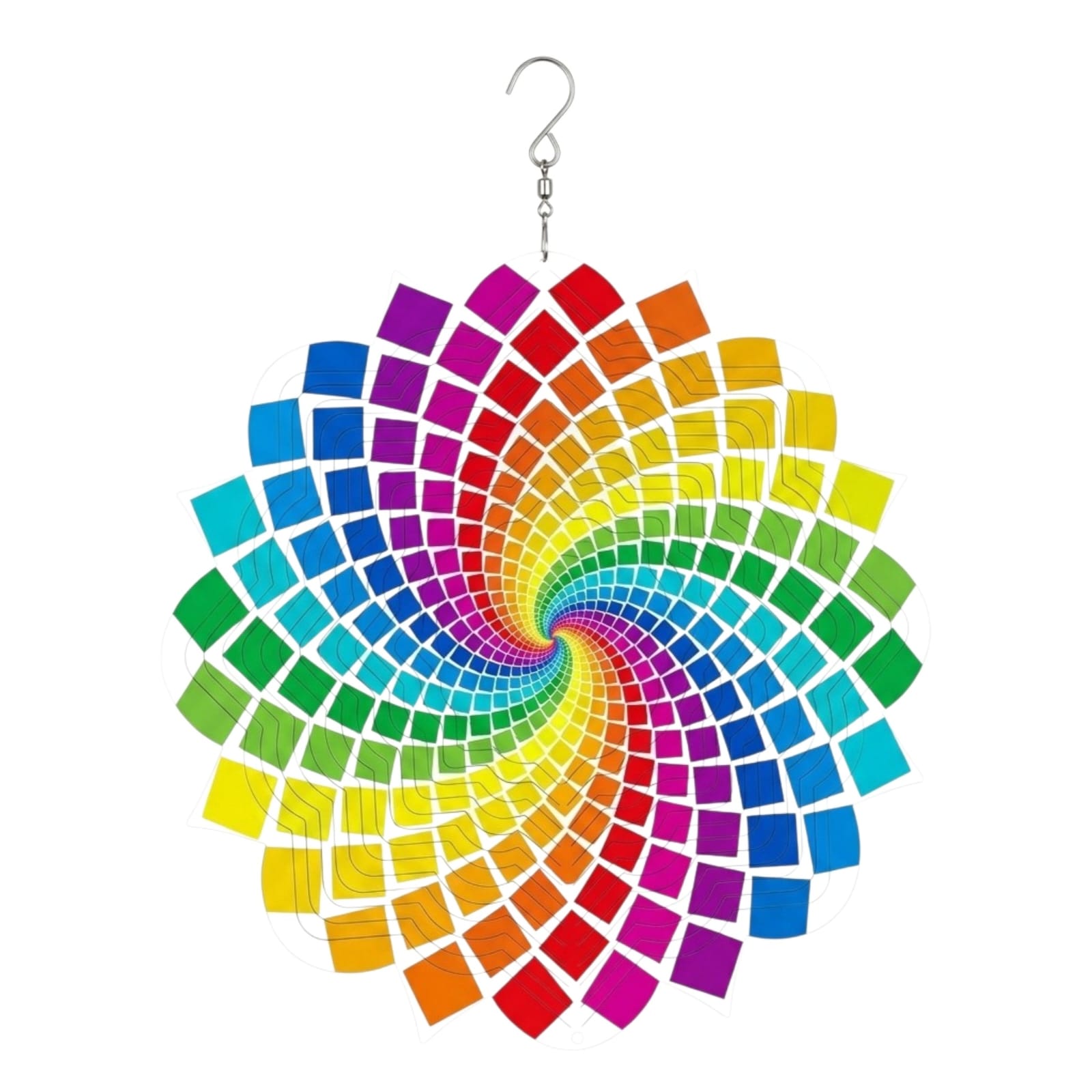 Spinner de viento multicolor