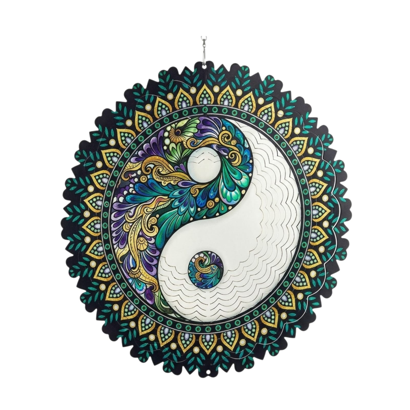 Spinner de viento Yin Yang