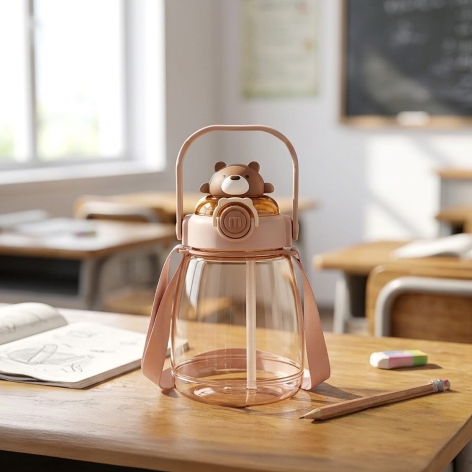 Botella plástica infantil