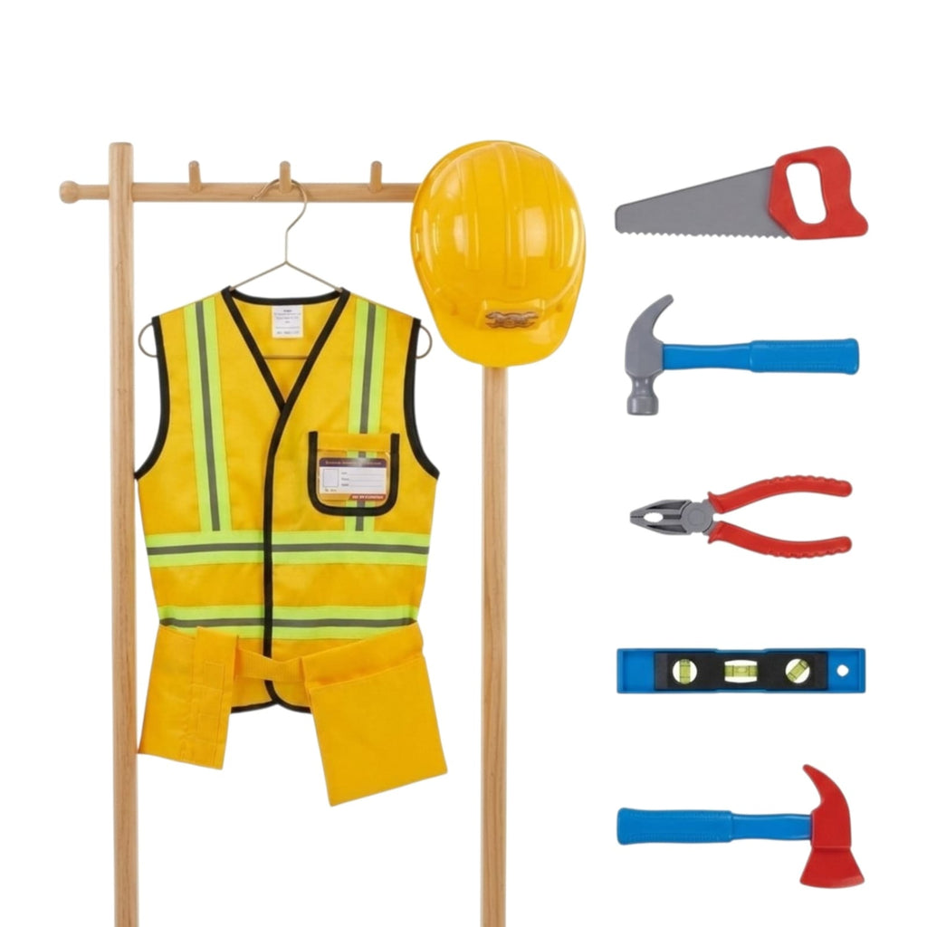 Disfraz infantil construcción