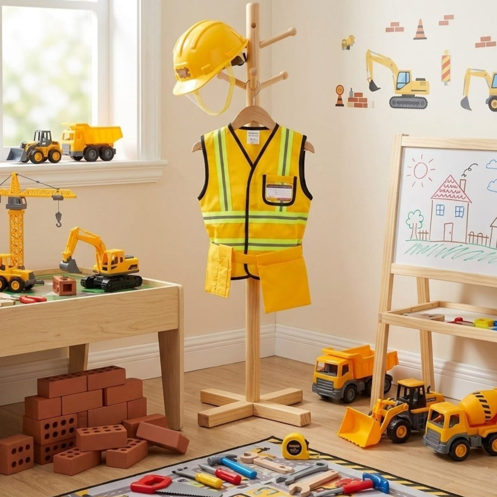 Disfraz infantil construcción