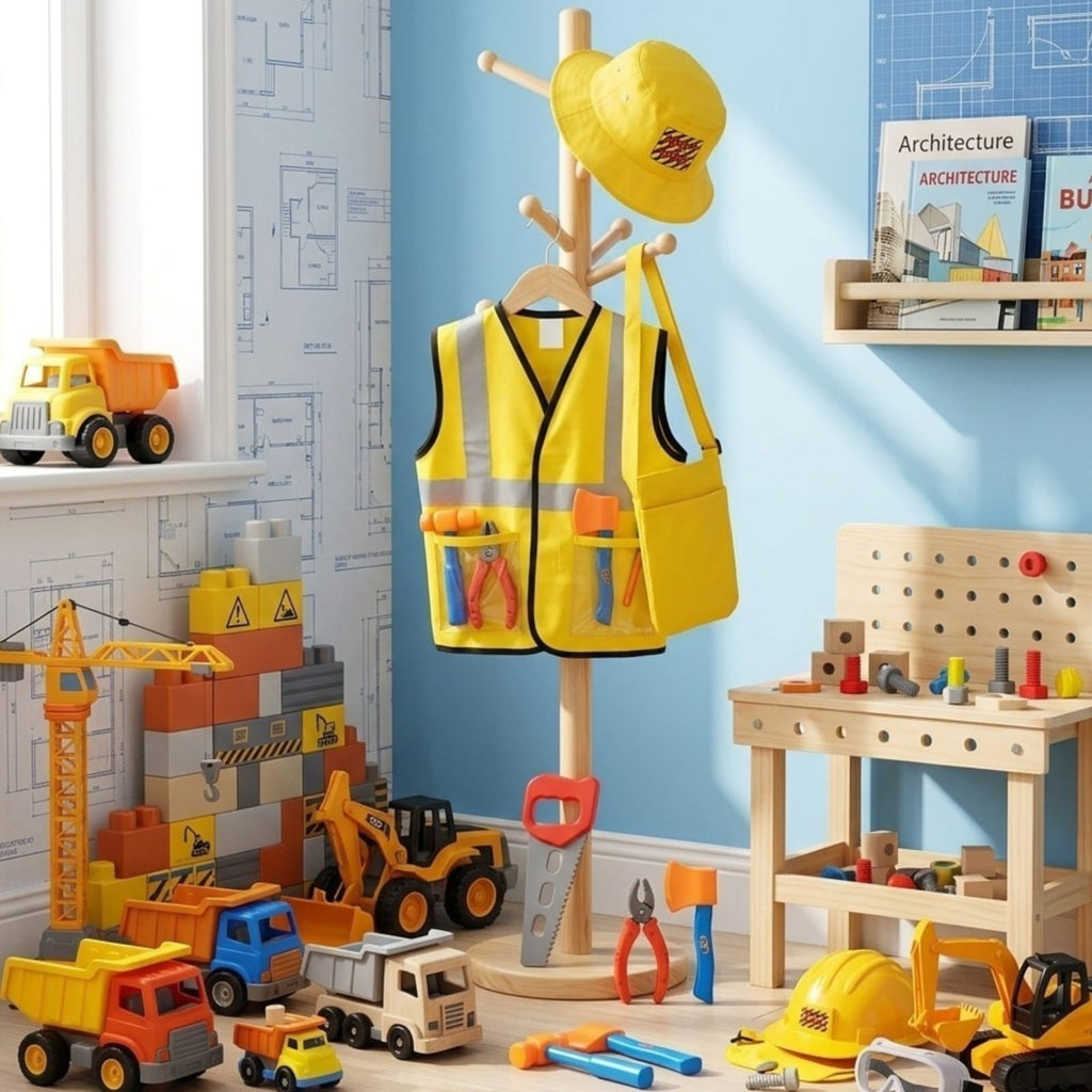 Disfraz infantil construcción