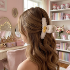 Pinza afelpada para cabello sanrio