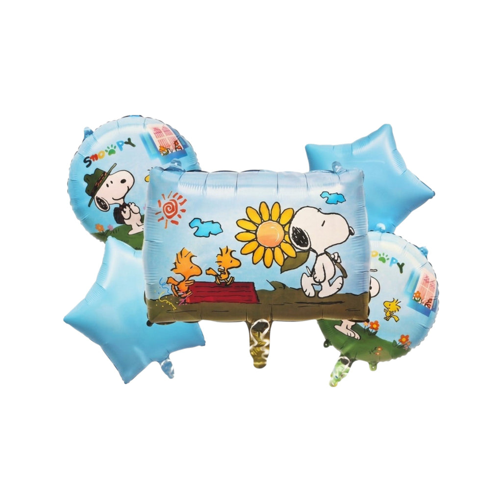 Set de globos Snoopy / 5 Piezas
