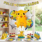 Set de globo Pikachu / 5 Piezas