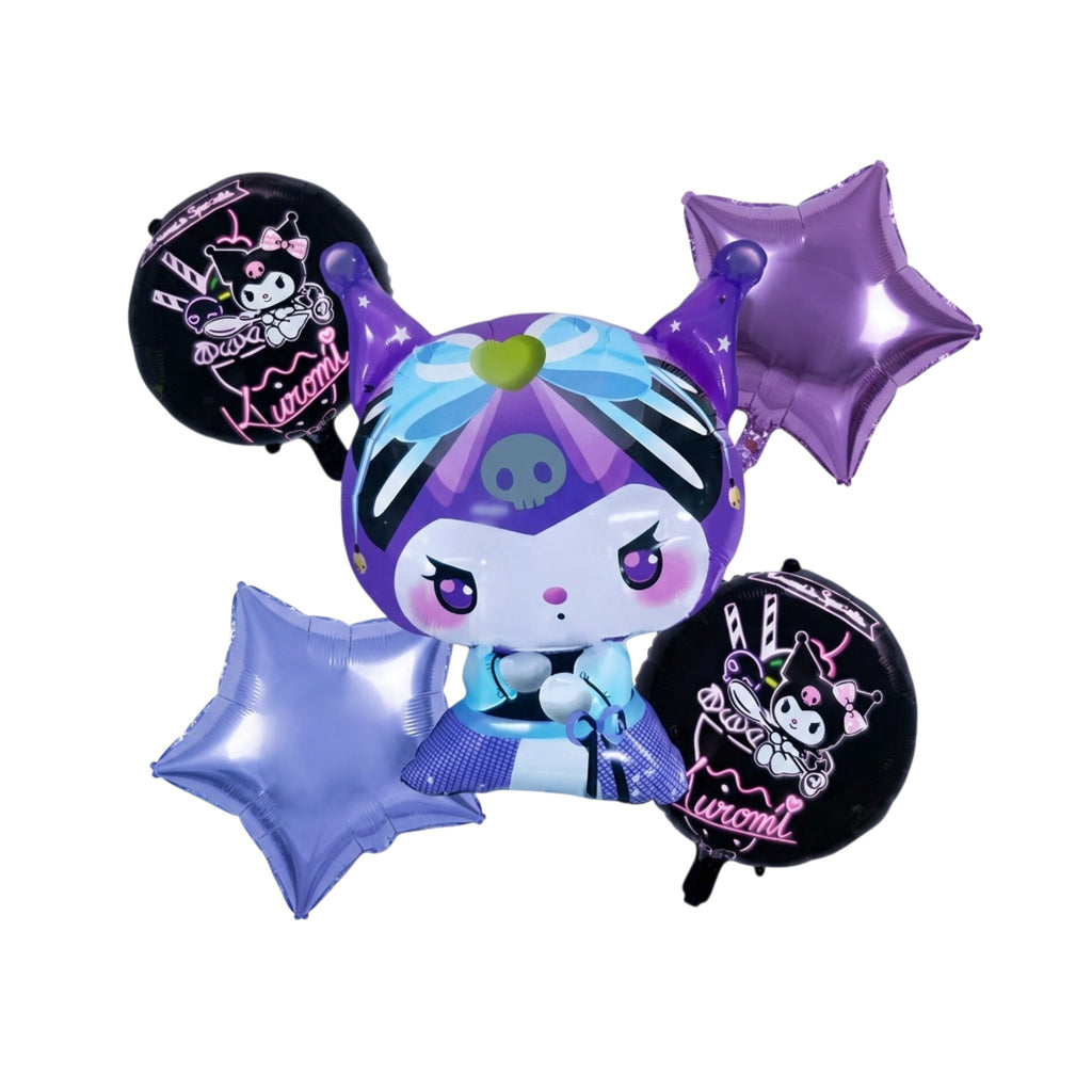 Set de globos Kuromi / 5 Piezas