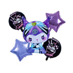Set de globos Kuromi / 5 Piezas