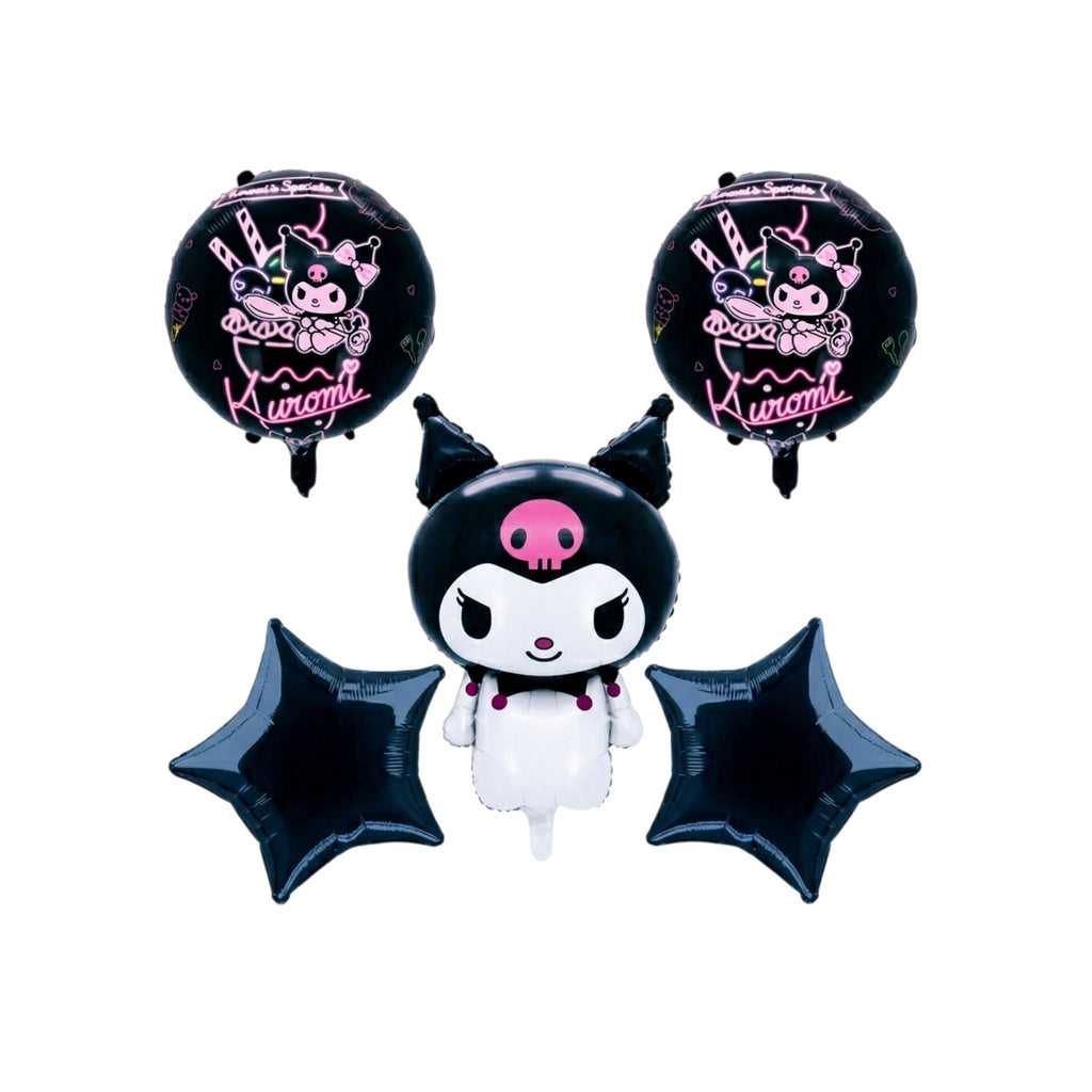 Set de globos Kuromi / 5 Piezas