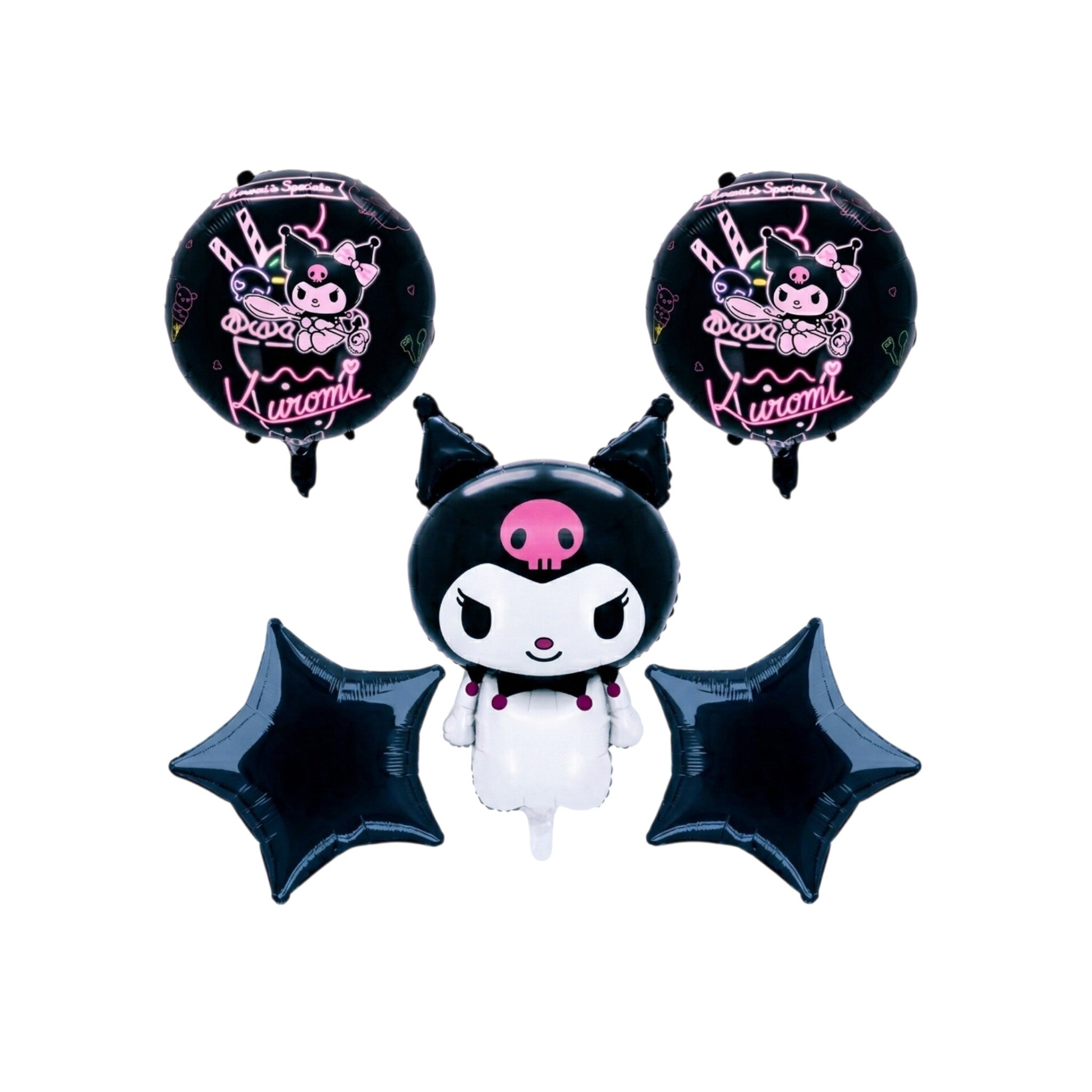 Set de globos Kuromi / 5 Piezas