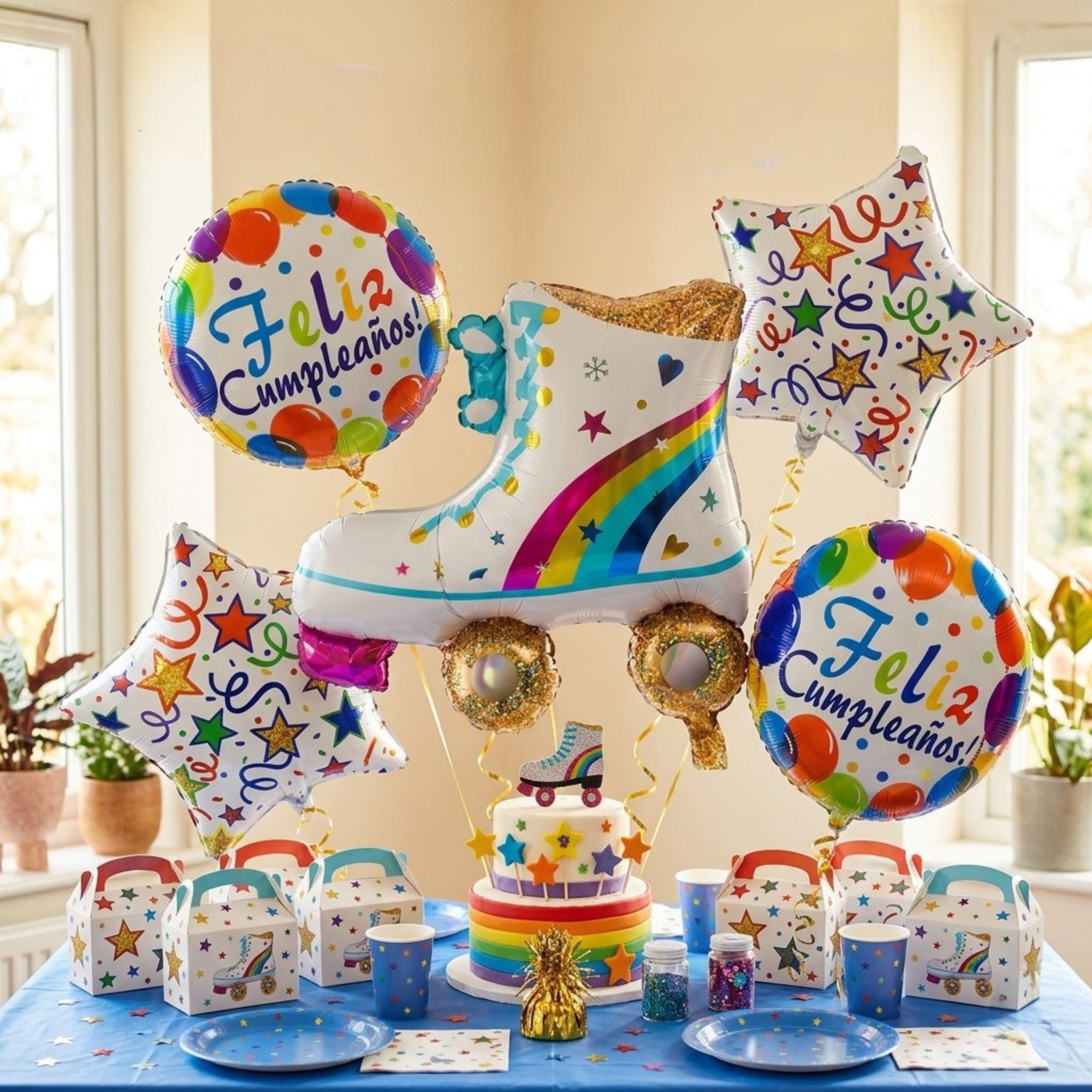 Set de globos Cumpleaños / 5 Piezas