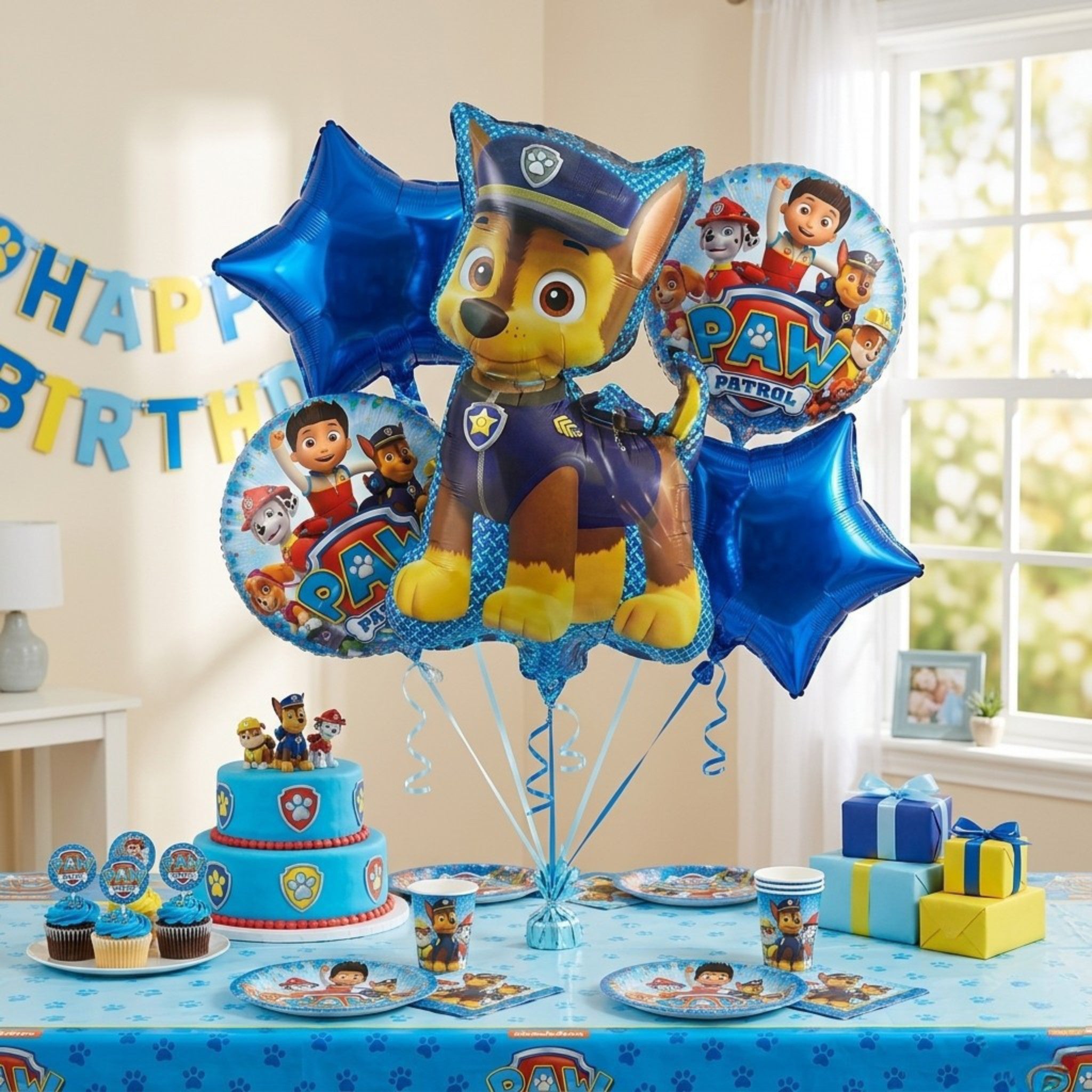 Set de globos Paw Patrol / 5 Piezas