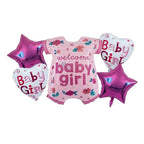 Set de globos Baby Girl / 5 Piezas