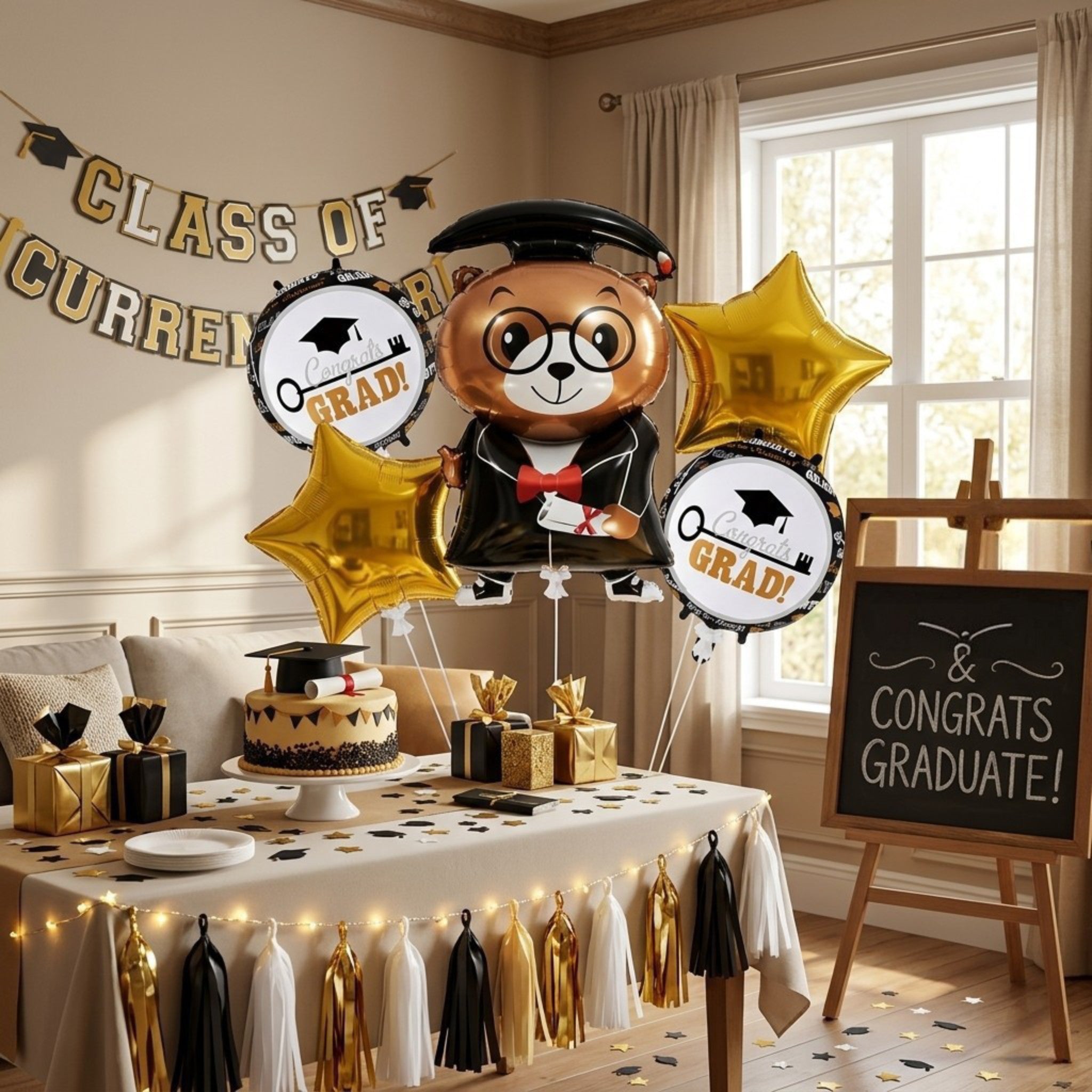 Set de globos Graduacion / 5 Piezas