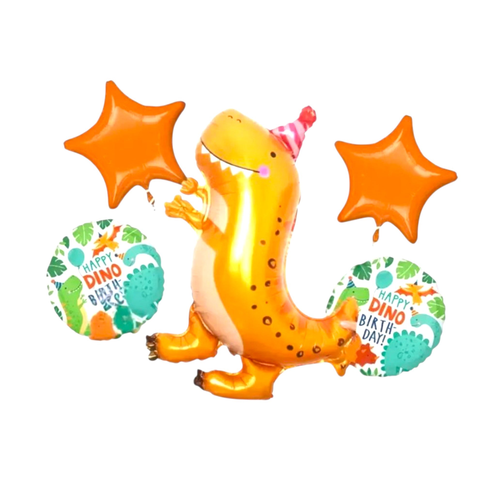 Set de globos Dinosaurio / 5 Piezas