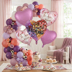 Set de globos Mamá / 5 Piezas