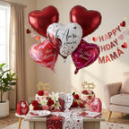 Set de globos Mamá / 5 Piezas