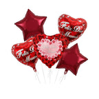 Set de globos Mamá / 5 Piezas