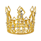 [12 piezas] Mini coronas metalicas, decorativas