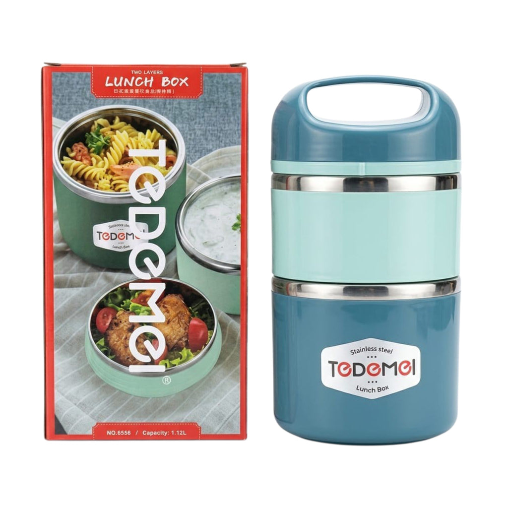 Cotenedor hermético, térmico 2 niveles 1130ml