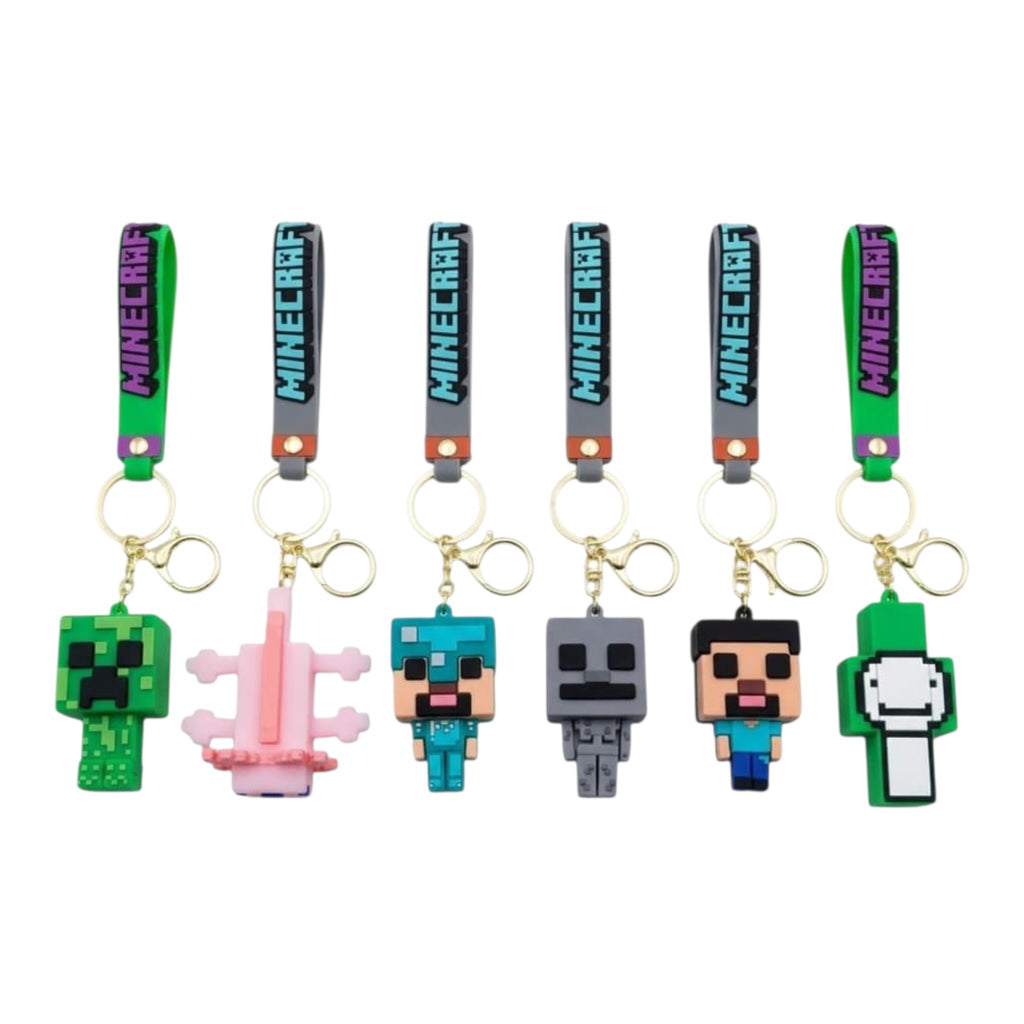 Llavero temática Minecraft