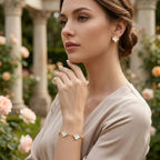 Pulsera fantasía detalle de flor