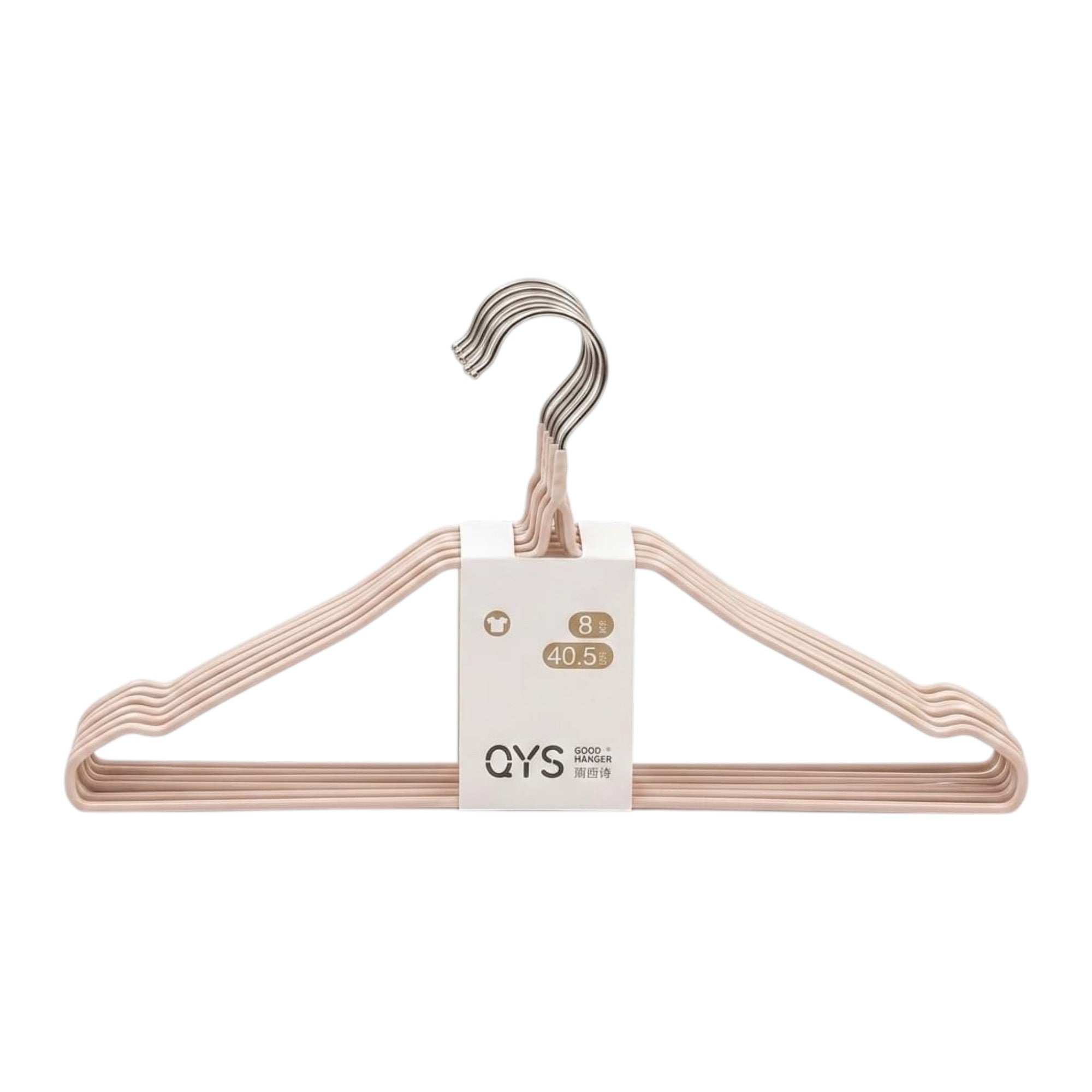 Paquete de 8 perchas metálicas QYS