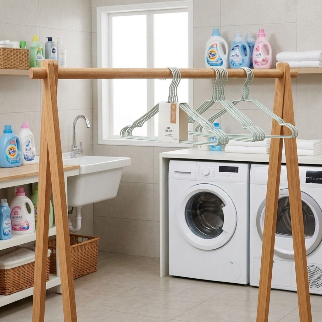 Paquete de 10 perchas metálicas QYS