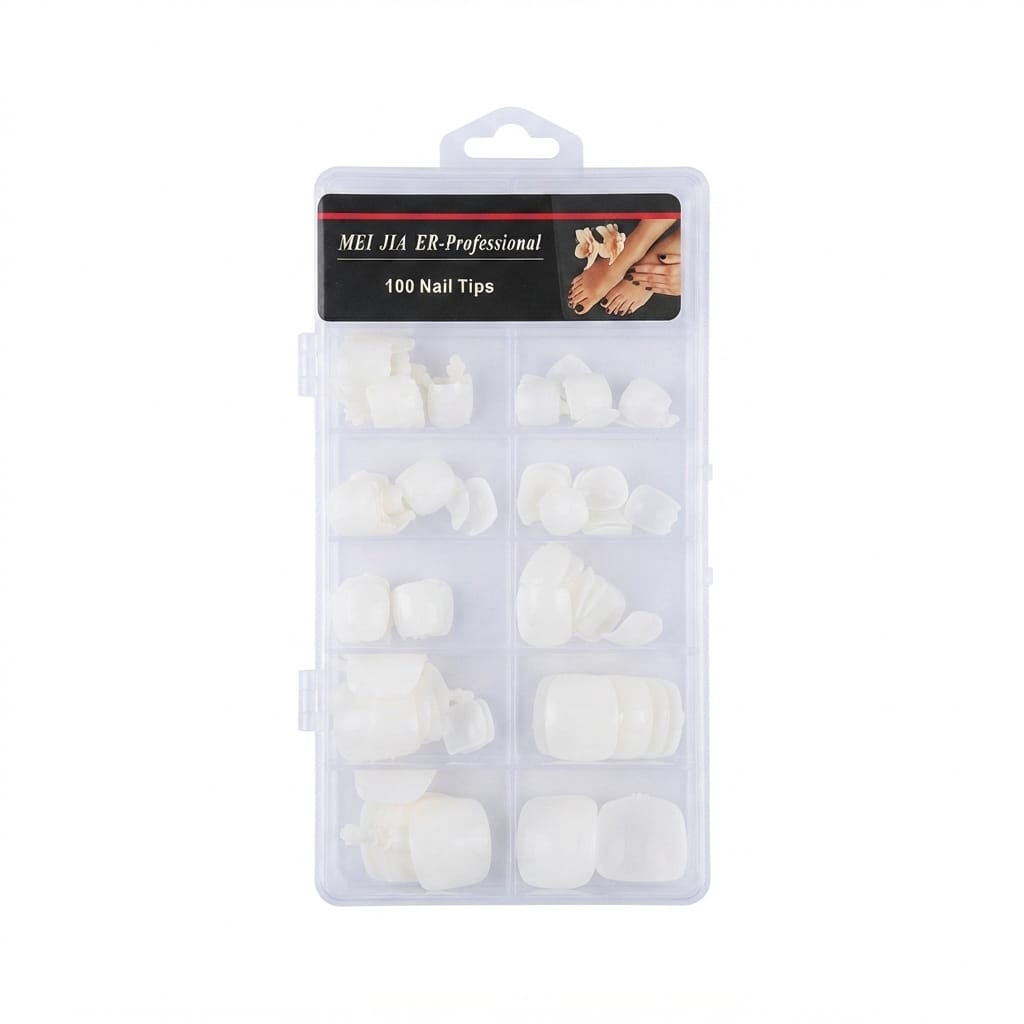 Tips de uñas postizas para pies (100 piezas)