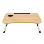 Mesa plegable portátil con portavasos y soporte