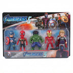 Set de 5 figuras de acción avengers