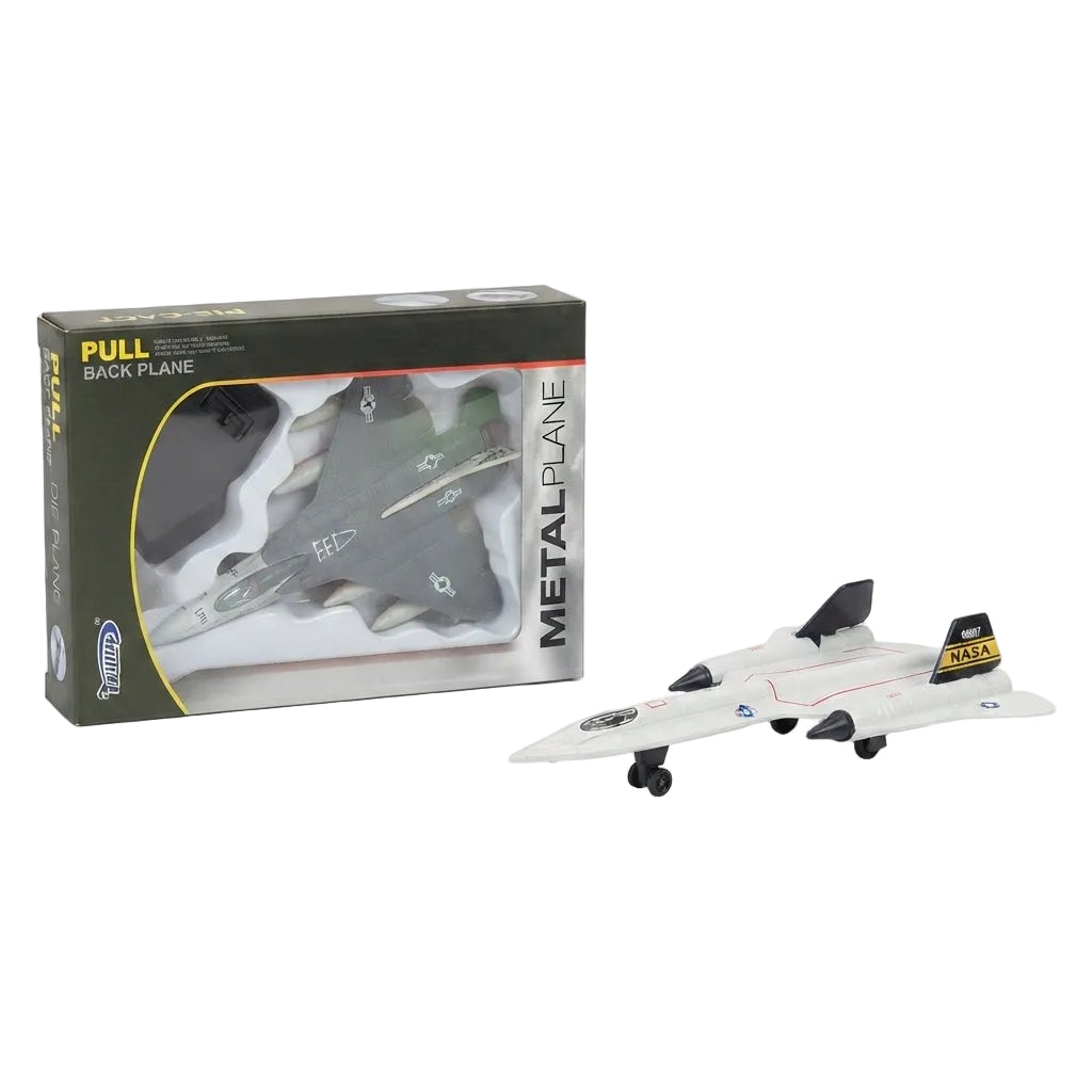 Avión de combate de metal a fricción