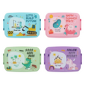 Lonchera bento infantil con diseños variados
