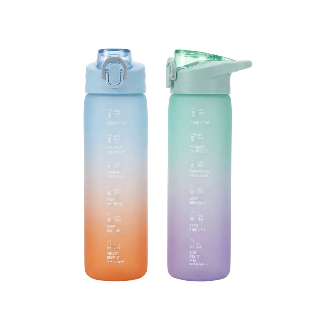 Botella motivacional, plástica 800ml