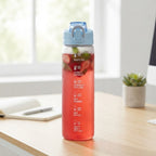 Botella motivacional, plástica 800ml