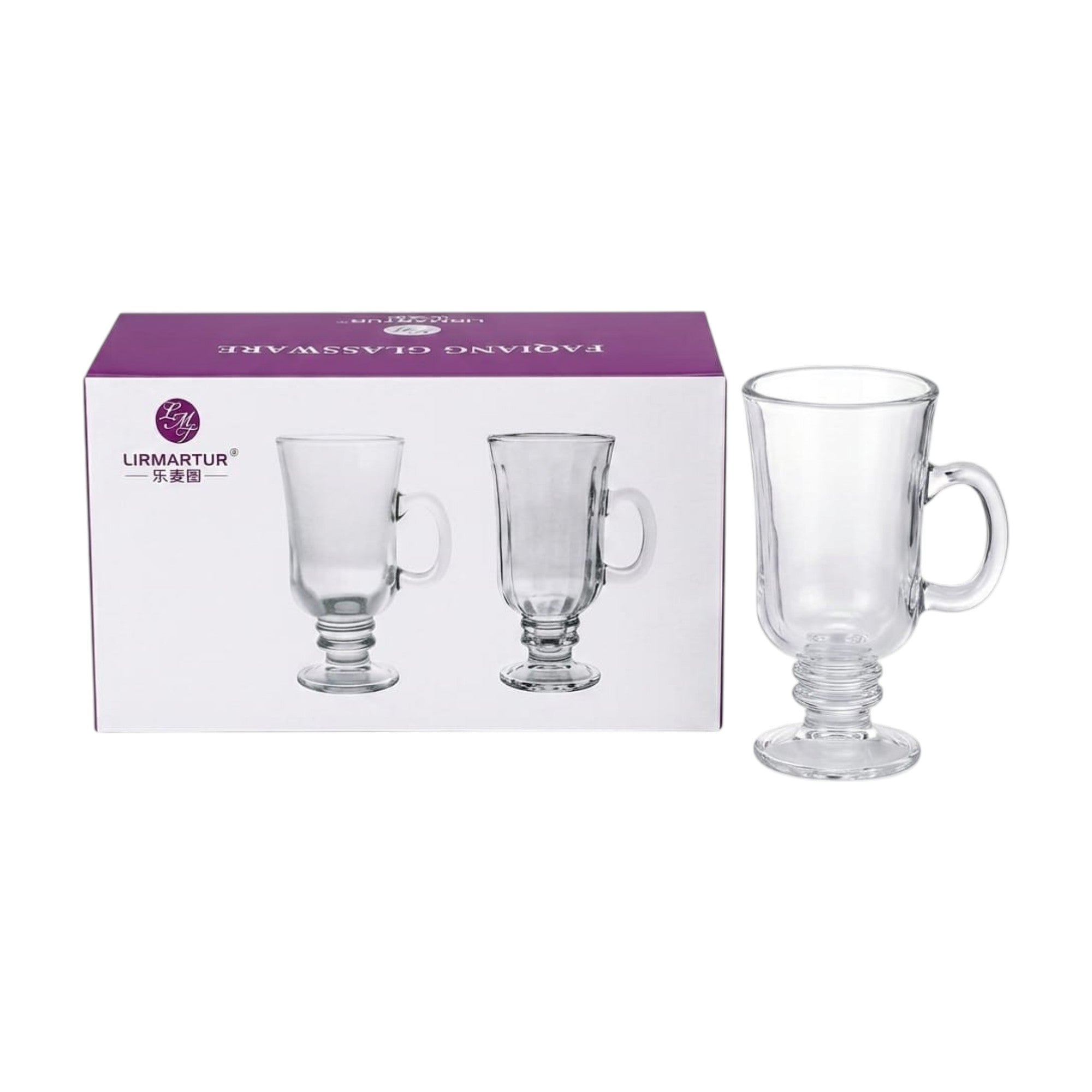 Set de tazas de cristal LIRMARTUR