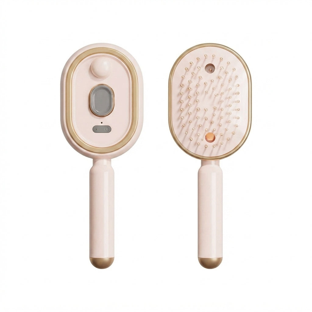 Cepillo eléctrico de vapor para el cabello