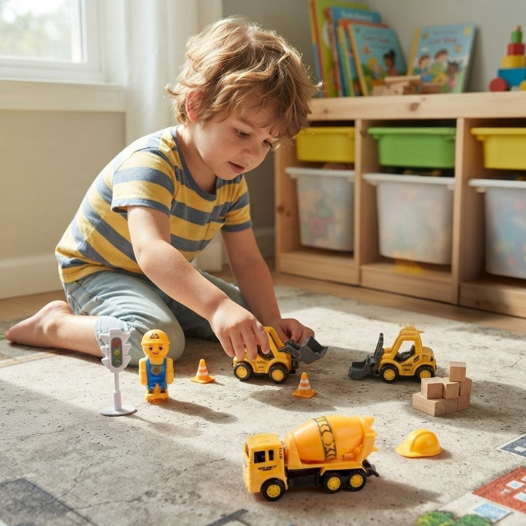 Set de vehículos de construcción