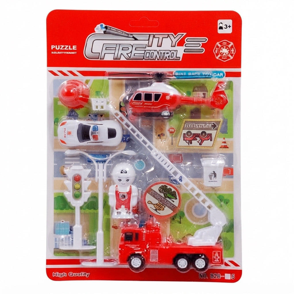 Set de rescates y bomberos city fire