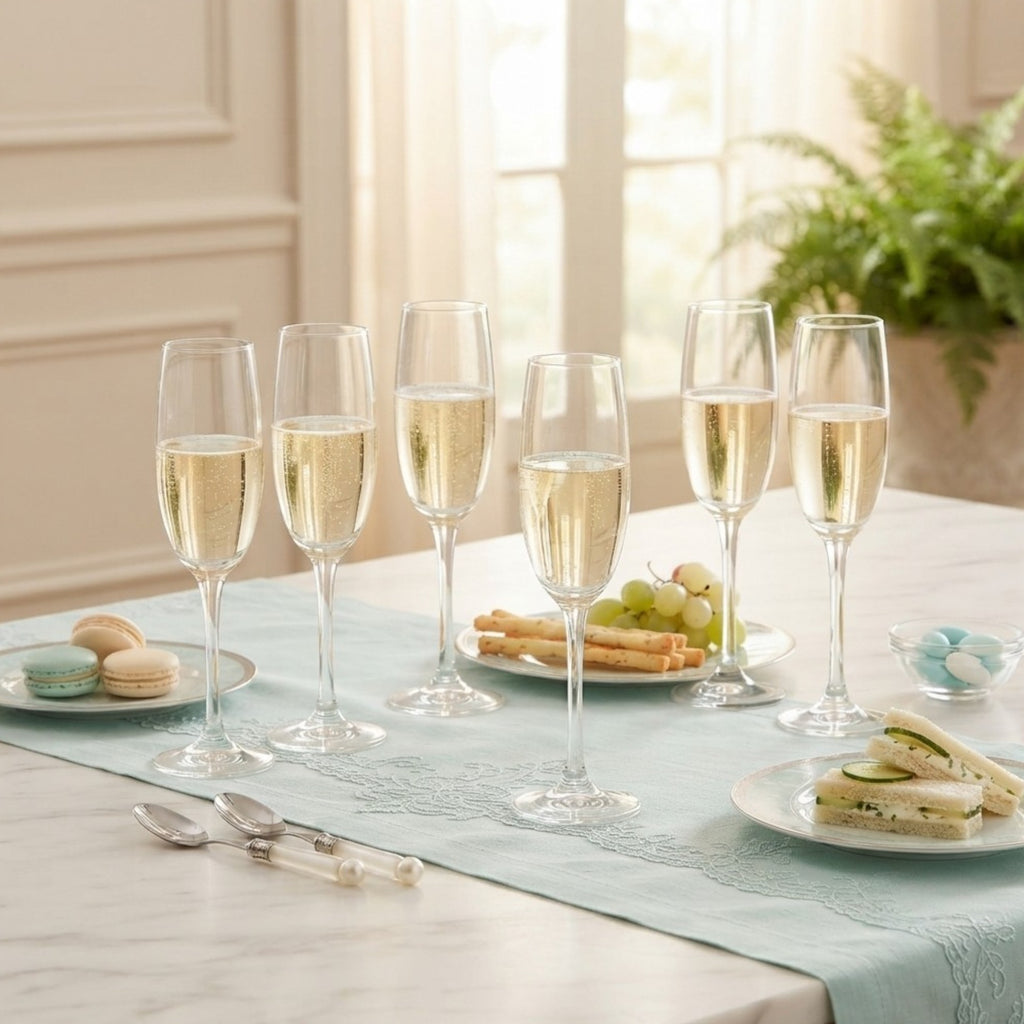 Set de 6 copas de champagne
